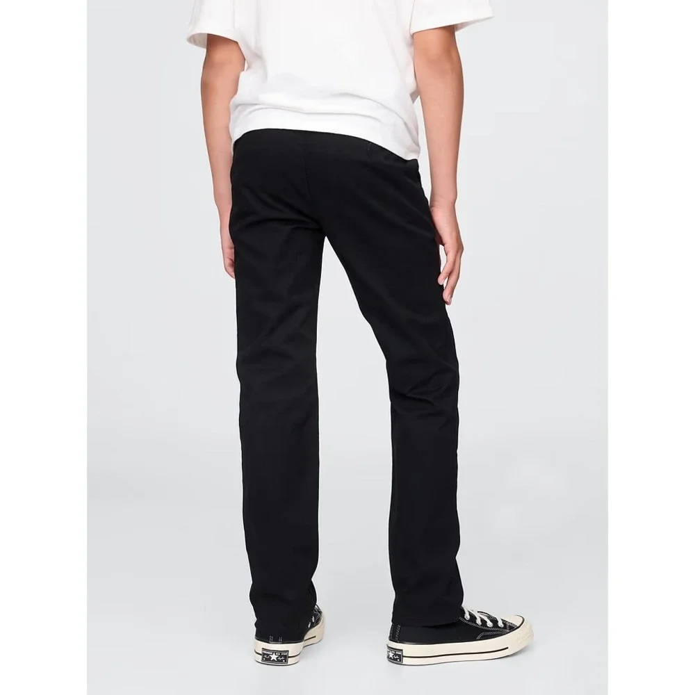 Gap Kids Boys 14 Stretch Chino Uniform Ponte Pants black NWT LOT BACK TO SCHOOL